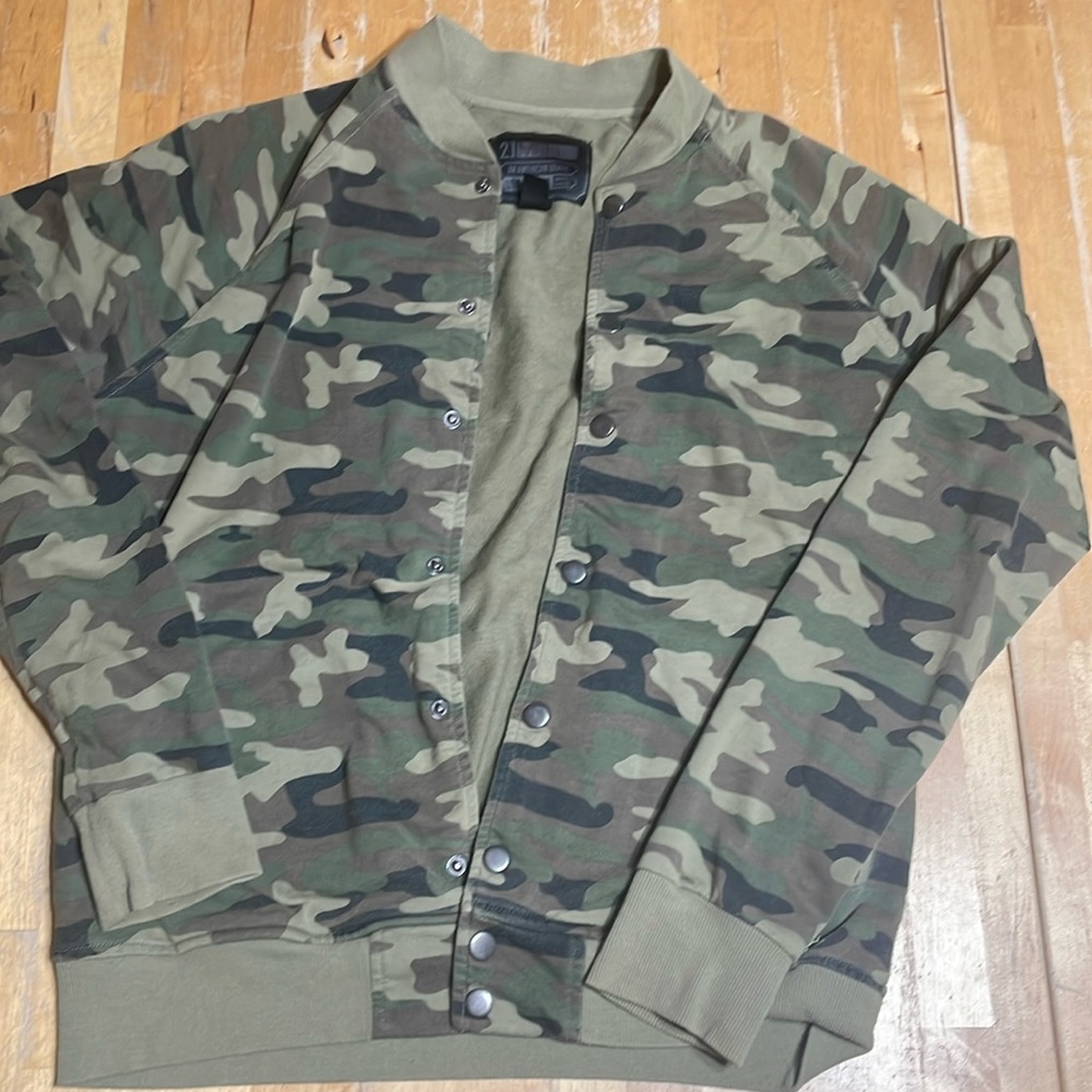 21men lightweight button up camo jacket